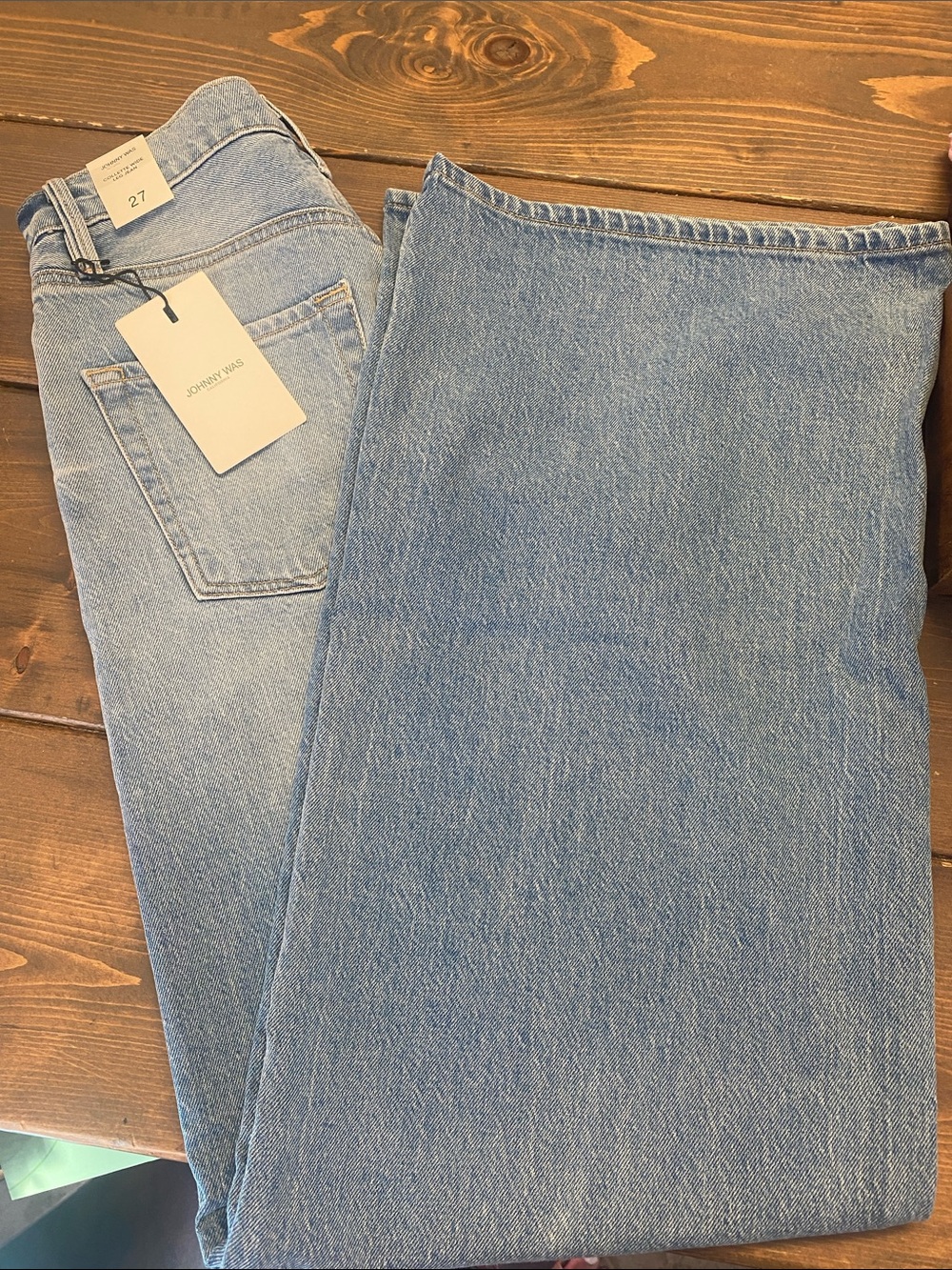 JOHNNY WAS NEW collette wide leg jean womens